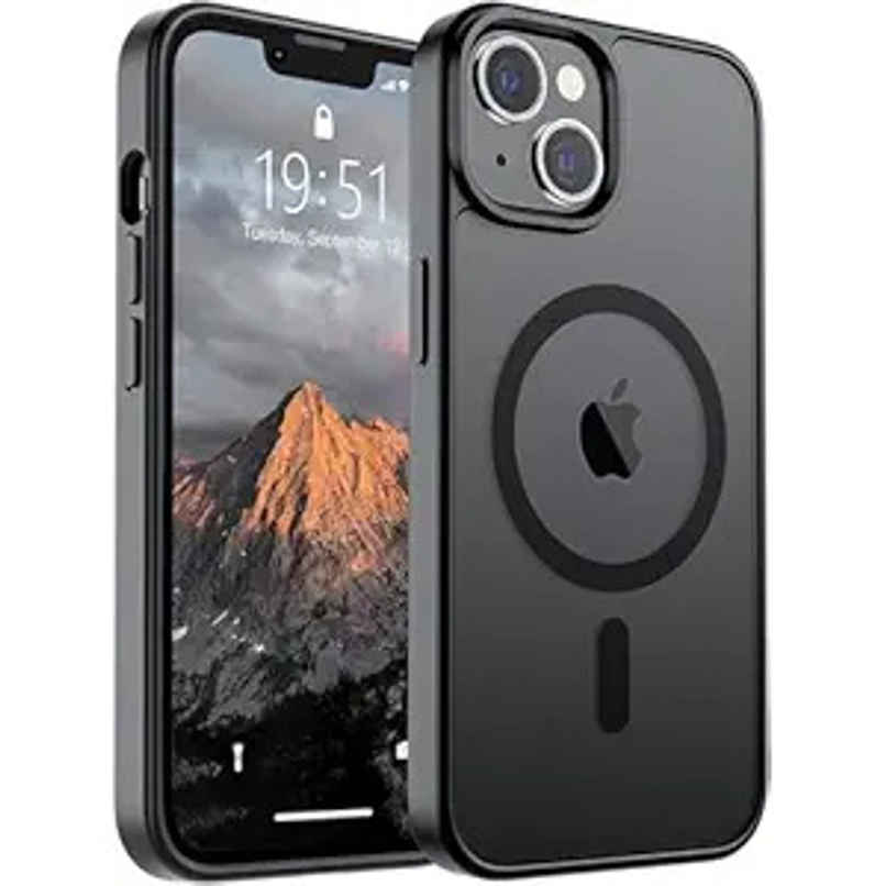 Sounce MagSafe Shockproof Case for iPhone 14-13 | Scratch-Resistant | Drop Protection | Matte Black Sounce MagSafe Shockproof Case for iPhone 14-13 | Scratch-Resistant | Drop Protection | Matte Black