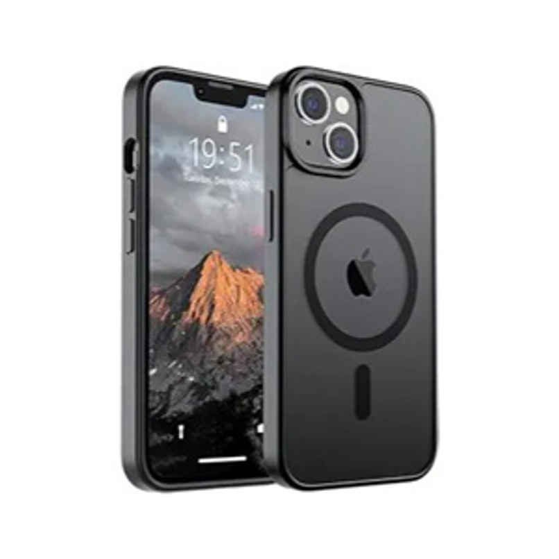 Sounce MagSafe Shockproof Case for iPhone 14-13 | Scratch-Resistant | Drop Protection | Matte Black