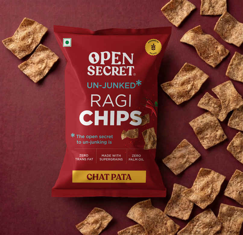 Open Secret Chatpata Healthy Ragi Chips | Zero Palm Oil | Healthy Snacking