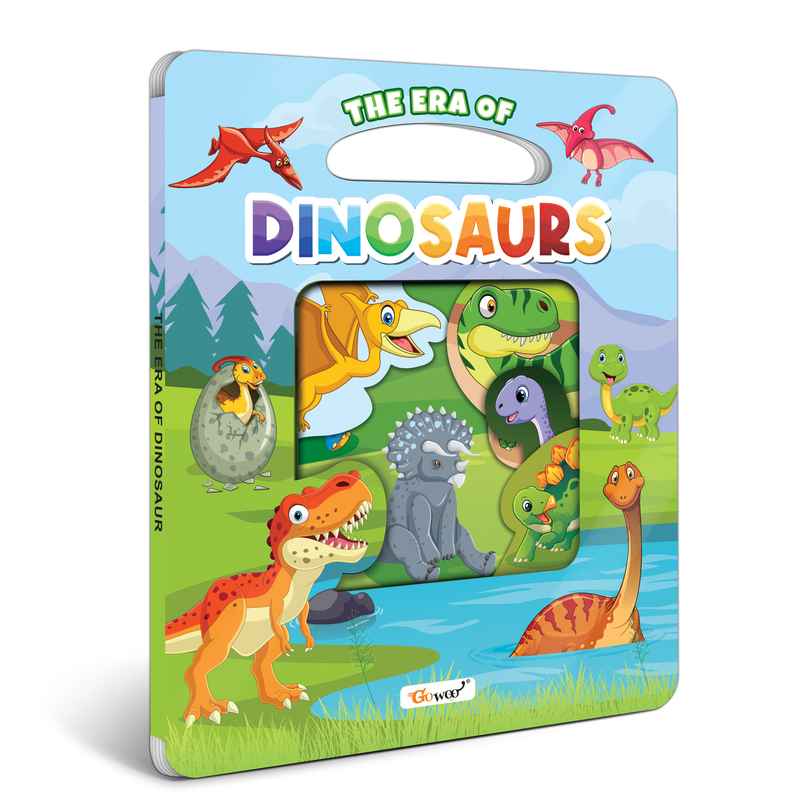 The Era of Dinosaur Window Cut Board Book - Children's Picture Book | Kids Educational Board Book