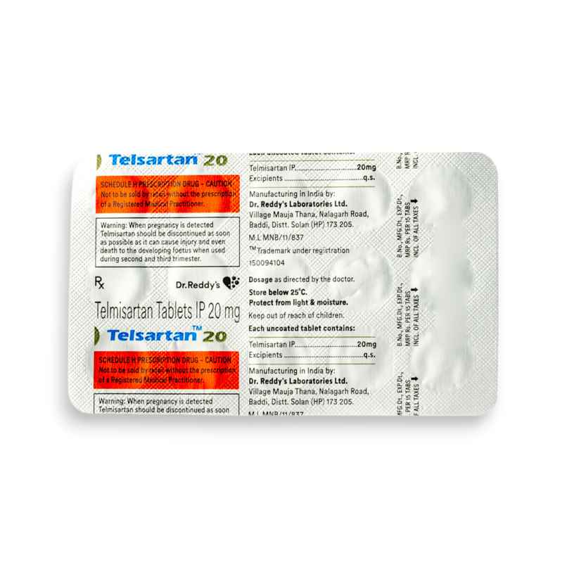 Telsartan 20 Tablet