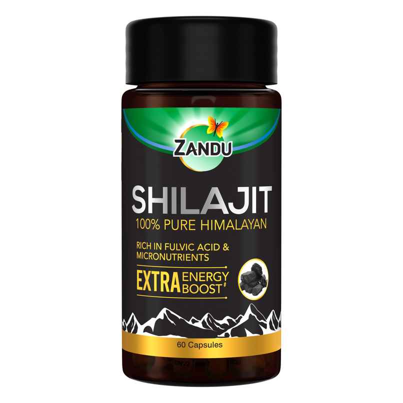 Zandu Shilajit Pure Herbs Himalayan Shilajit, Boosts Immunity, Strength and Stamina