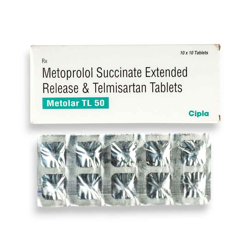 Metolar TL 50 Tablet