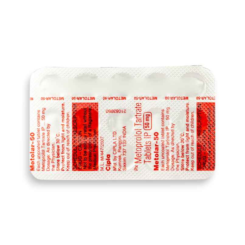 Metolar-50 Tablet
