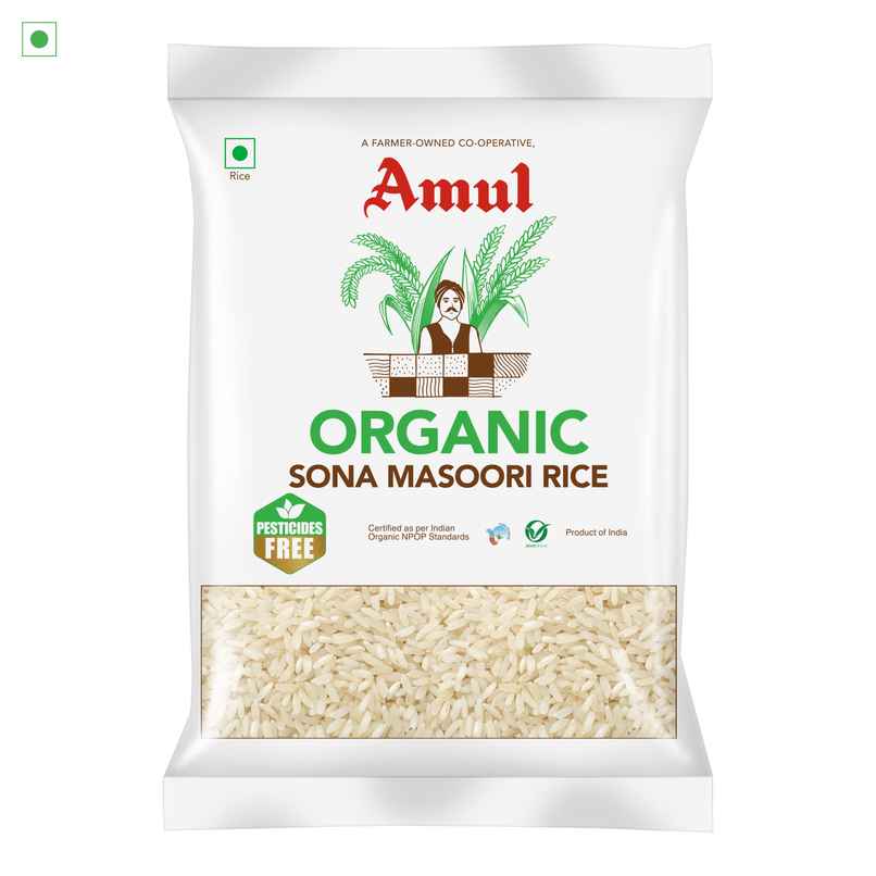 Amul Organic Sonamsoori Rice Bag