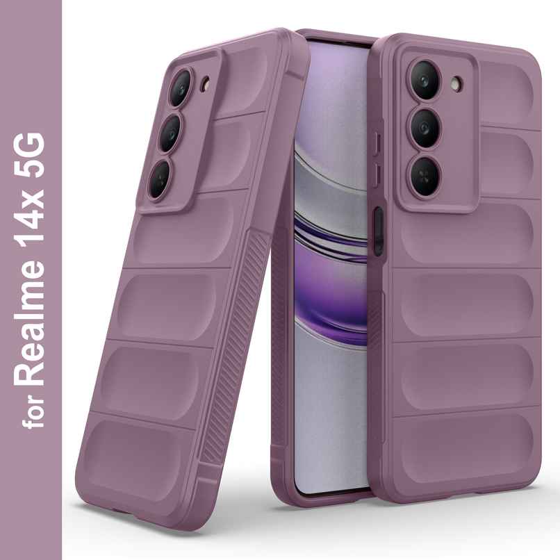 Zapcase Back Cover for Realme 14x 5G | Magic-Lavender