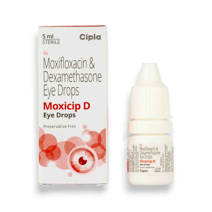 Moxicip D Eye Drop