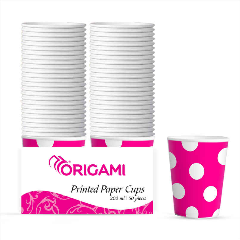 Origami Disposable Paper Cups 200 ml Origami Disposable Paper Cups 200 ml