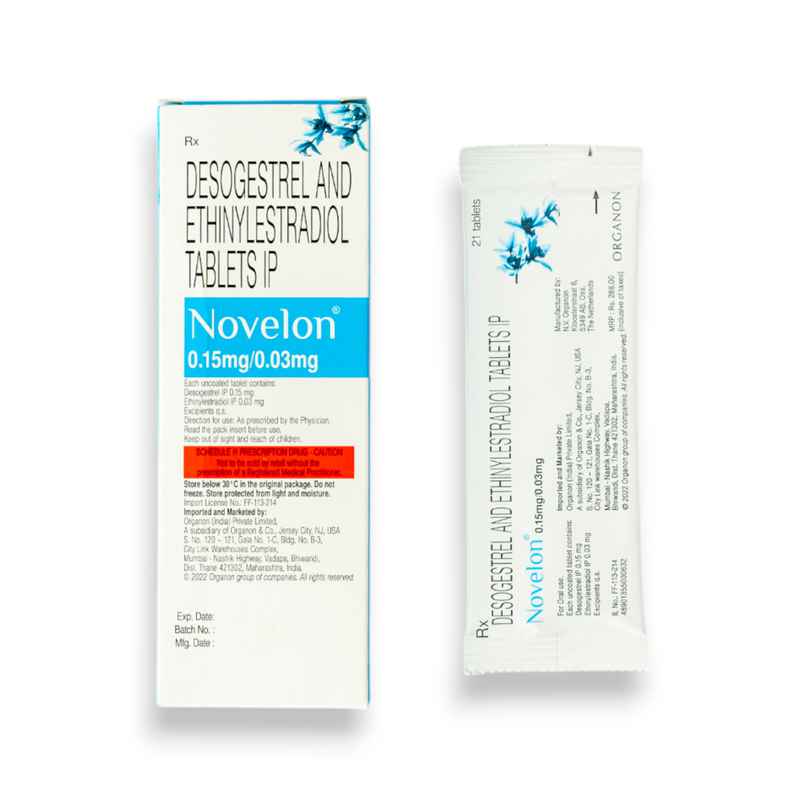 Novelon 0.15mg/0.03mg Tablet