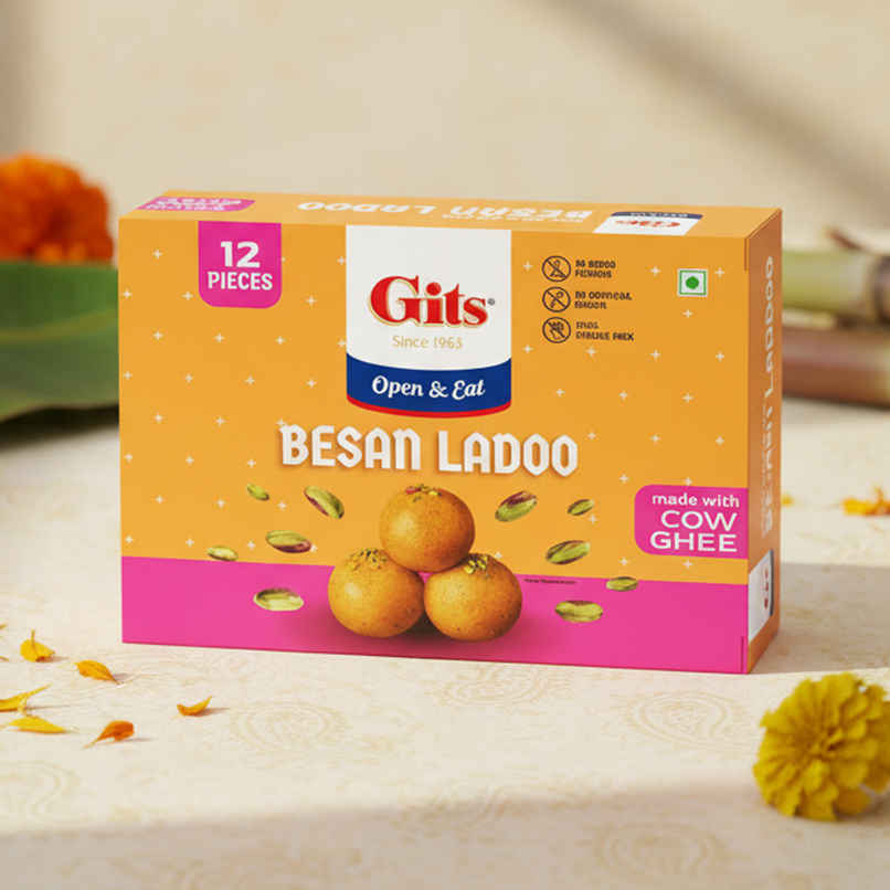 Gits Besan Laddoo | Sweet & Delicious