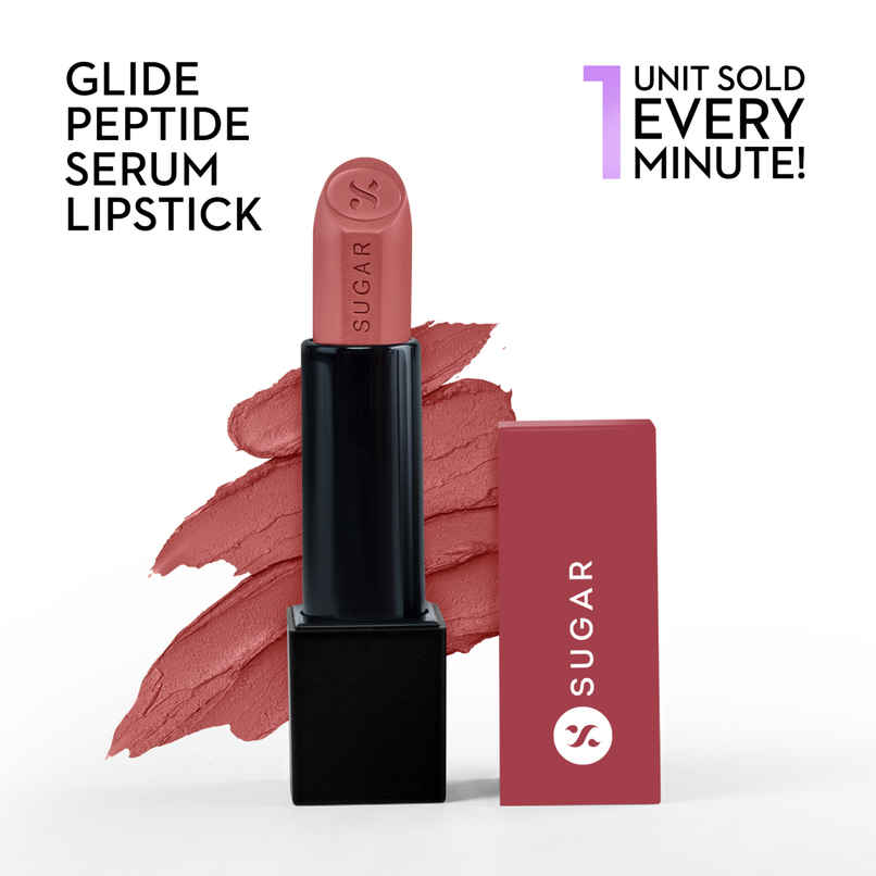 SUGAR Glide Peptide Serum Lipstick | 02 Positano Peach SUGAR Glide Peptide Serum Lipstick | 02 Positano Peach