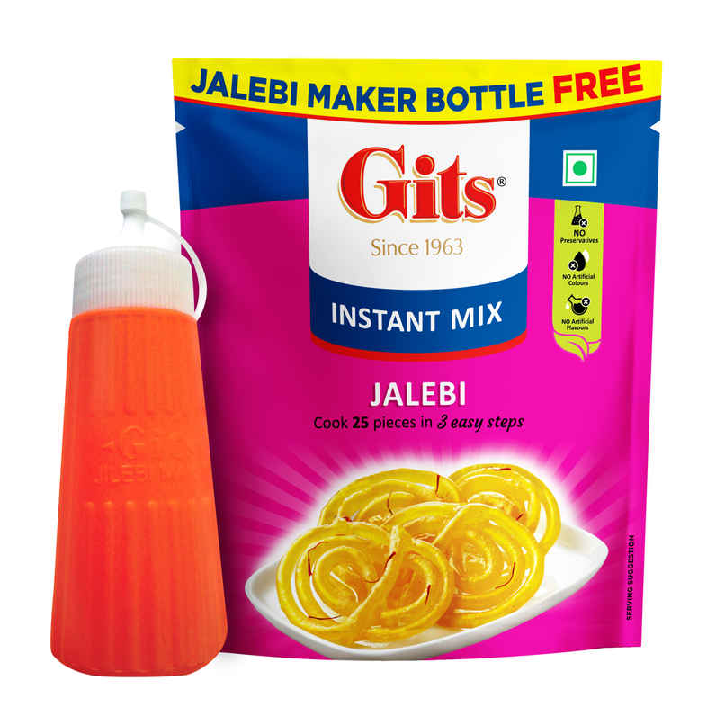Gits Jalebi Instant Dessert Mix | With Maker Gits Jalebi Instant Dessert Mix | With Maker