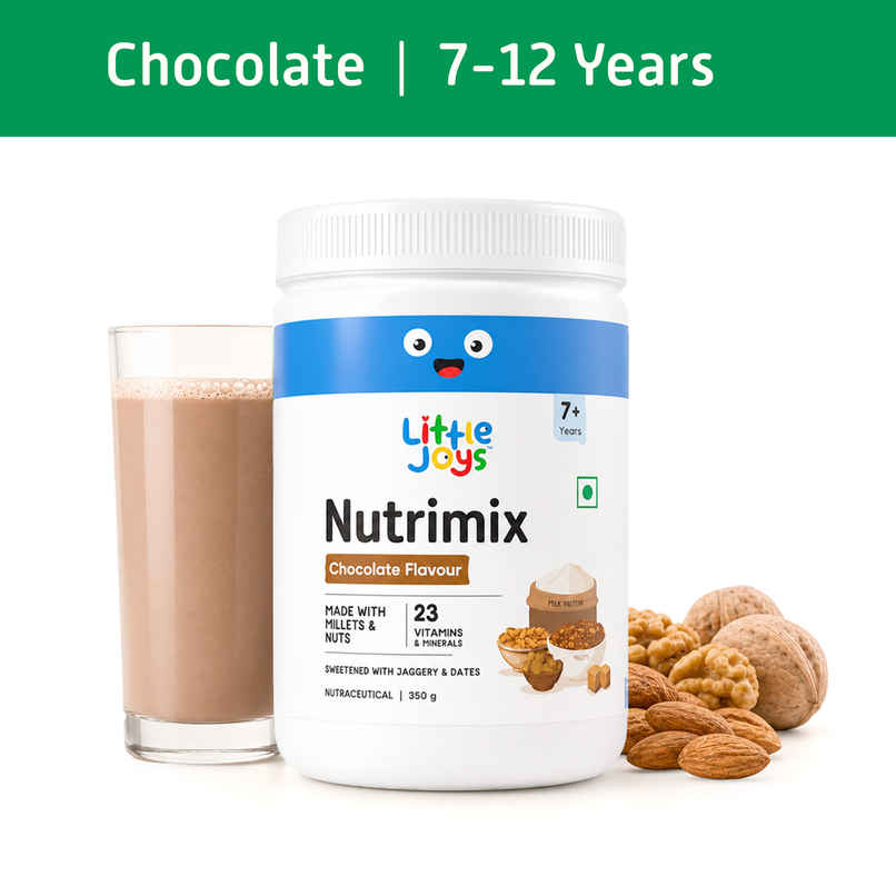 Little Joys Nutrimix Chocolate Drink Mix With Ragi And Bajra | For 7 - 12 Years Kids Little Joys Nutrimix Chocolate Drink Mix With Ragi And Bajra | For 7 - 12 Years Kids