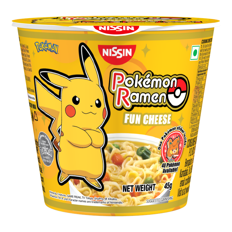 Nissin Pokemon Ramen - Fun Cheese Cup Noodles Nissin Pokemon Ramen - Fun Cheese Cup Noodles