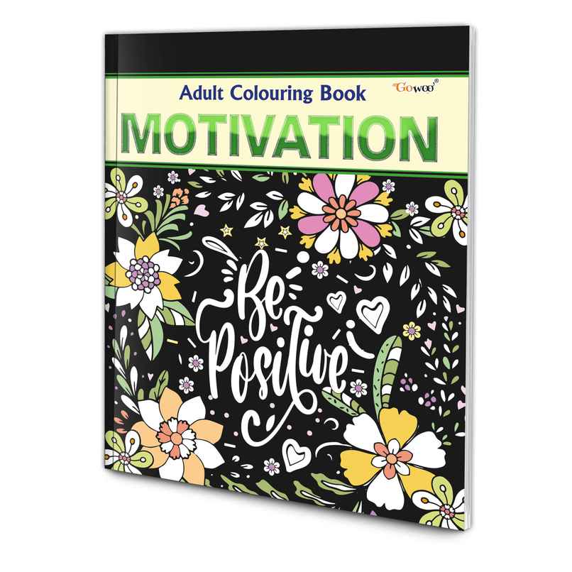 Motivation - Adult Colouring Book -coloring Book for Adults | Colouring Book for Peace & Relaxation