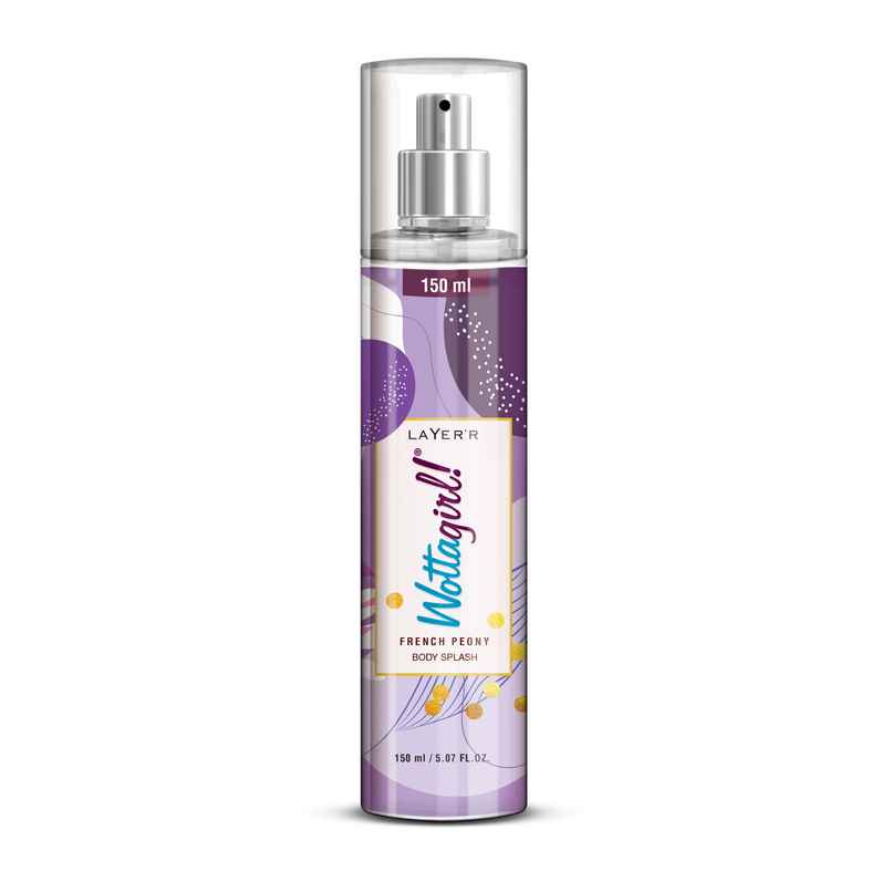 Layer'r Wottagirl French Peony Body Splash | Long-Lasting Premium Body Mist Spray for Women Layer'r Wottagirl French Peony Body Splash | Long-Lasting Premium Body Mist Spray for Women