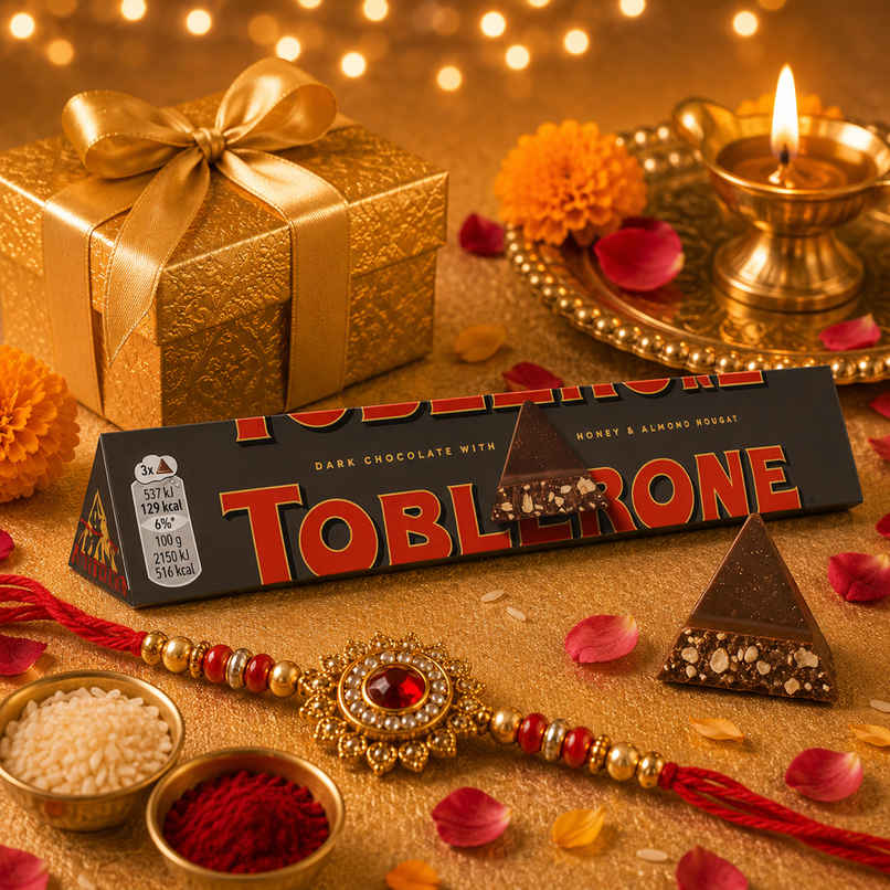 Toblerone Swiss Dark Chocolate With Honey & Almond Nougat Toblerone Swiss Dark Chocolate With Honey & Almond Nougat