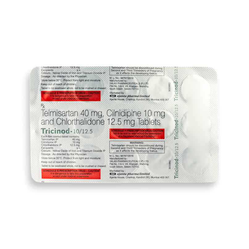 Tricinod-10/12.5 Tablet Tricinod-10/12.5 Tablet