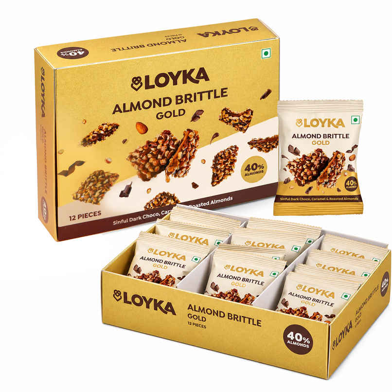Loyka Almond Brittle Gold