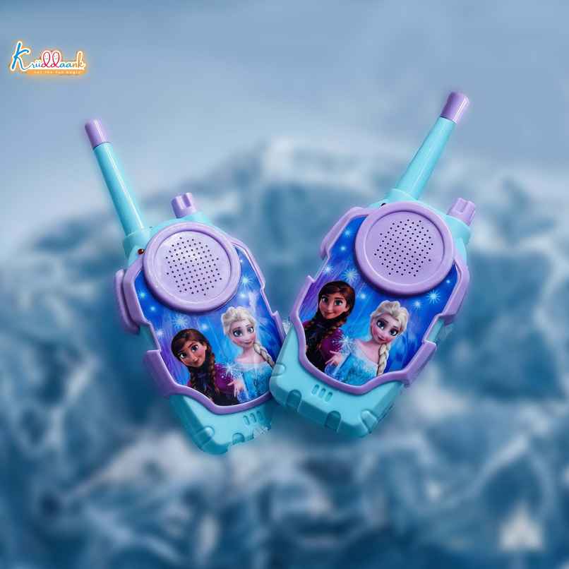 Kriiddaank Frozen Walkie Talkie for Kids 100 ft Range 2 Pack Battery Operated Communication Toy Kriiddaank Frozen Walkie Talkie for Kids 100 ft Range 2 Pack Battery Operated Communication Toy