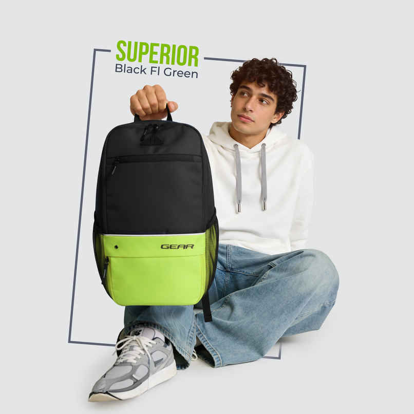 Gear Unisex Block Print Polyester 17 L Top Handle Backpack | Assorted - XL Gear Unisex Block Print Polyester 17 L Top Handle Backpack | Assorted - XL