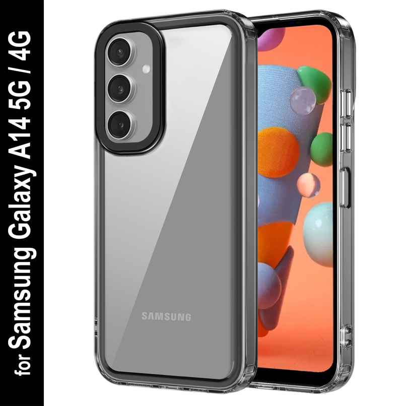 Zapcase Back Cover For Samsung Galaxy A14 5G (Space-Black)