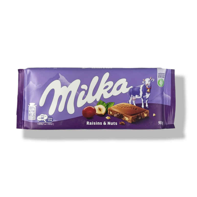 Milka Raisins & Nuts Milk Chocolate