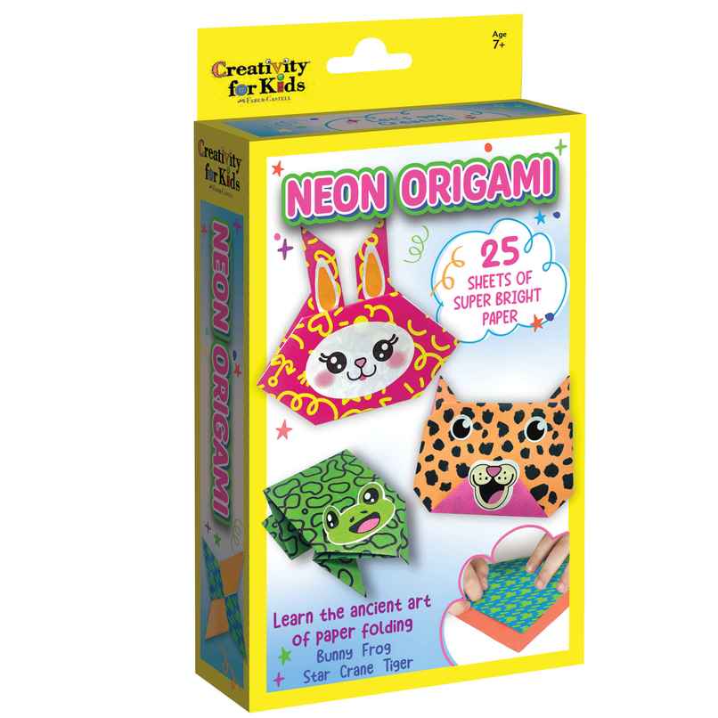 Creativity For Kids Neon Origami Mini Kit Creativity For Kids Neon Origami Mini Kit