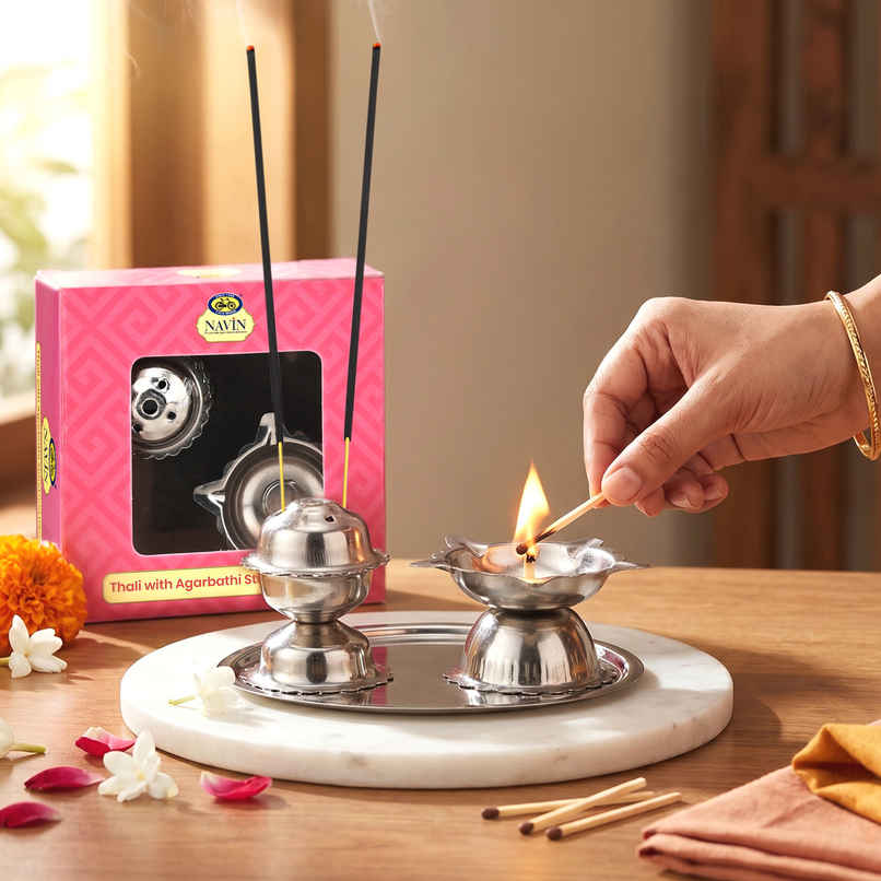 Mini Agarbatti Diya Thali | From House of Cycle Mini Agarbatti Diya Thali | From House of Cycle