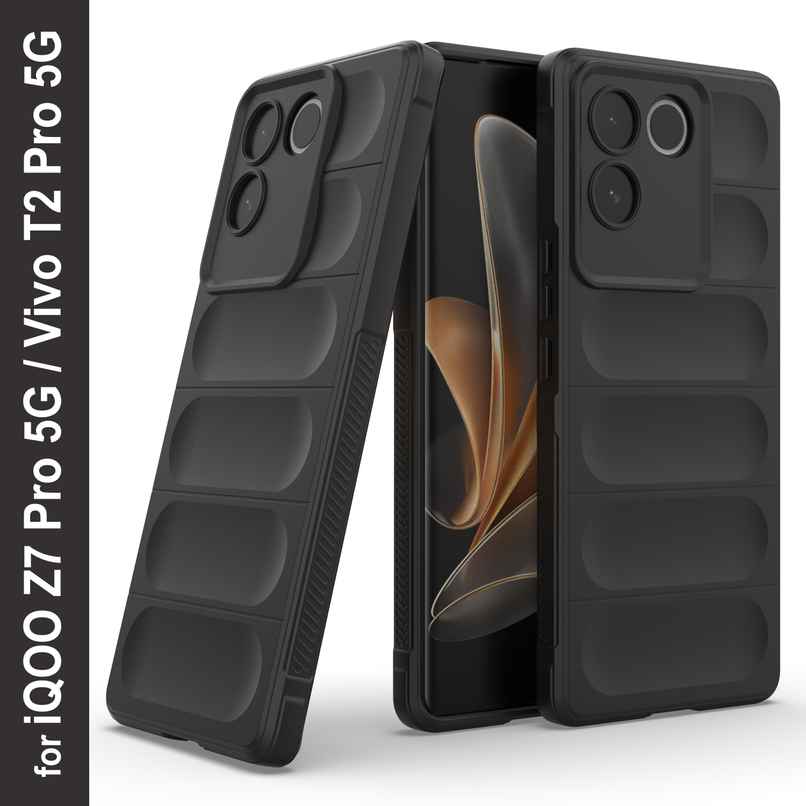 Zapcase Back Cover for iQOO Z7 Pro 5G | Magic-Black