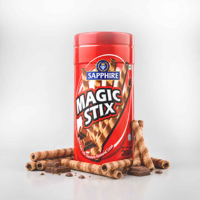 Sapphire Magic Stix Chocolate Wafer Roll Sapphire Magic Stix Chocolate Wafer Roll