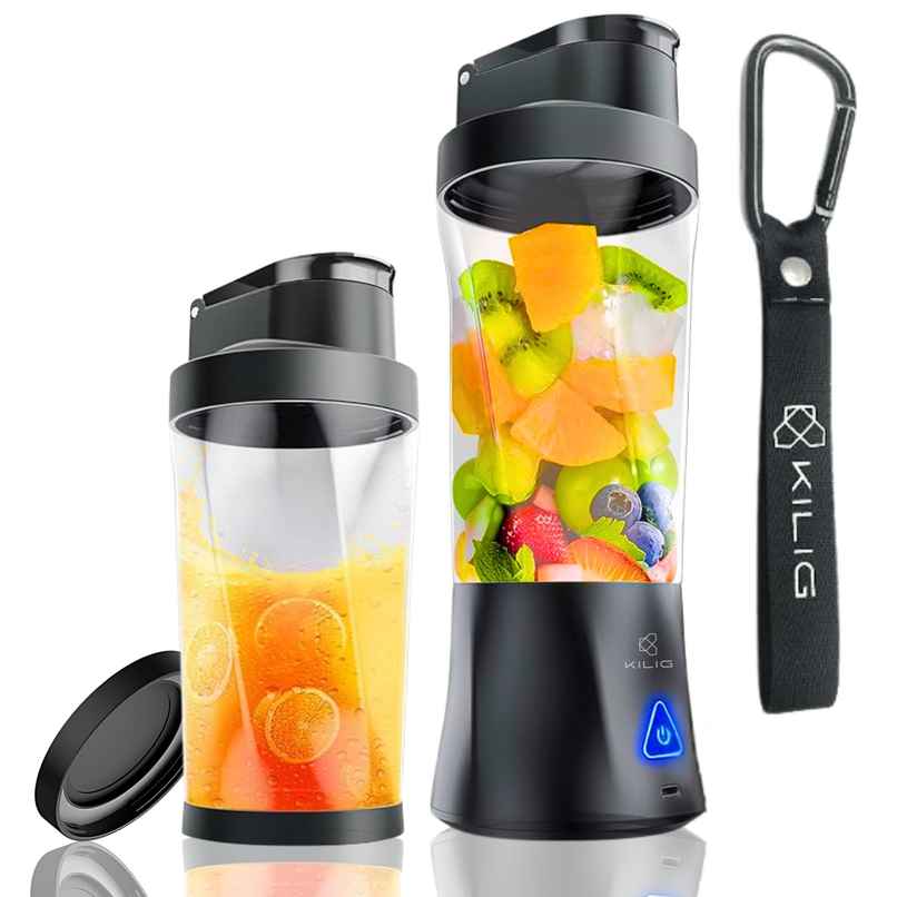 Kilig Vortex Pro 360W Dual Mode Portable Blender | 6000 mAh | 22000 RPM | 6 Sided Blade