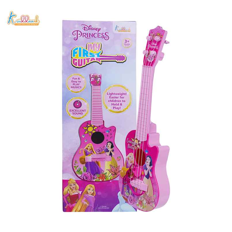 Kriiddaank Disney Princess My First Guitar, 4 Strings - 19 Inch ; 48 cm, Perfect for Beginers