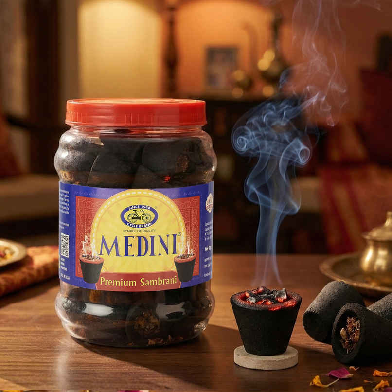 Medini Cup Sambrani for Pooja | Cups Jar | From House of Cycle