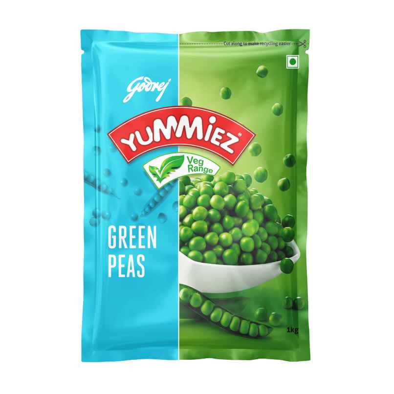 Godrej Yummiez Green Peas | Freshly Frozen