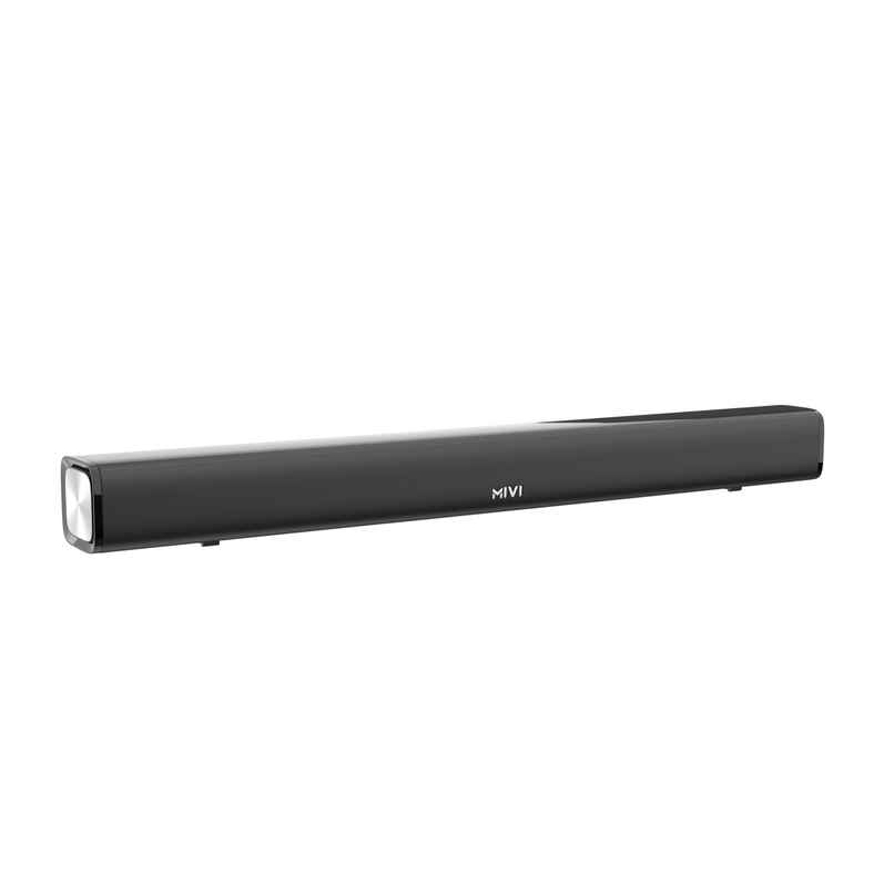 Mivi Fort R70 With 2 In-Built Subwoofers,Made In India 70 W Bluetooth Soundbar(Black, 2.2 Channel) (No charging cable)