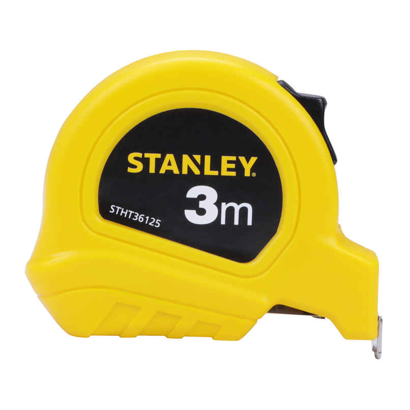 STANLEY Plastic Short Measuring Tape for Home, Professional & Industrial Use | STHT36125-812 | 3 m