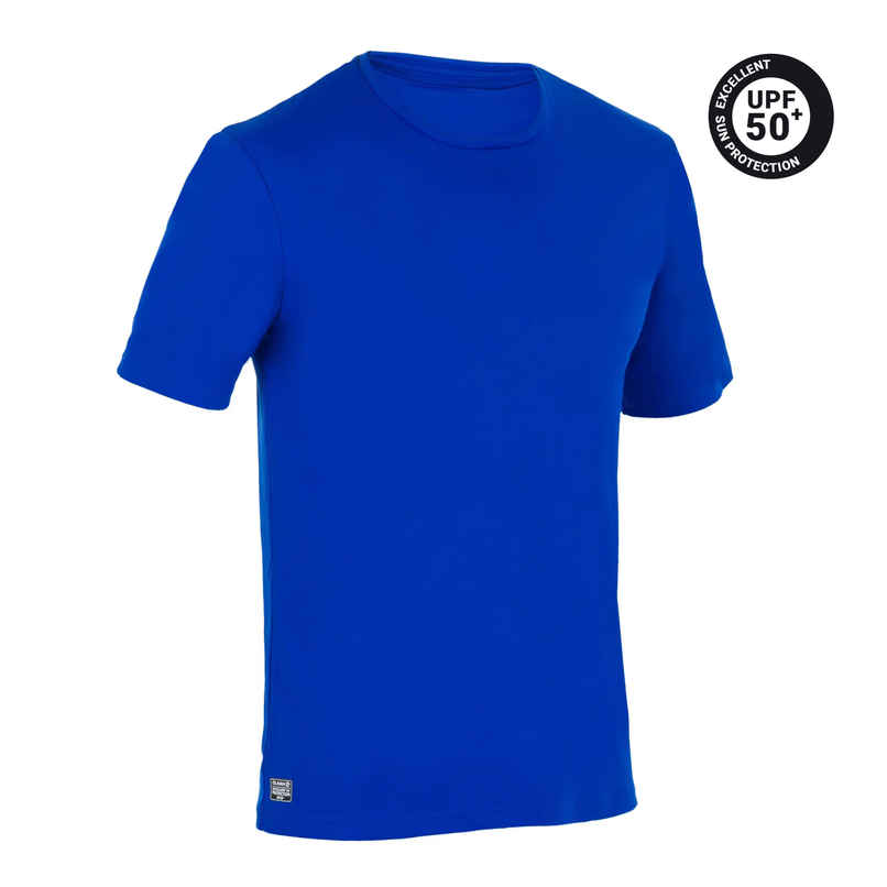 Decathlon Olaian Mens UV Protected Swim Tshirt | Blue - M