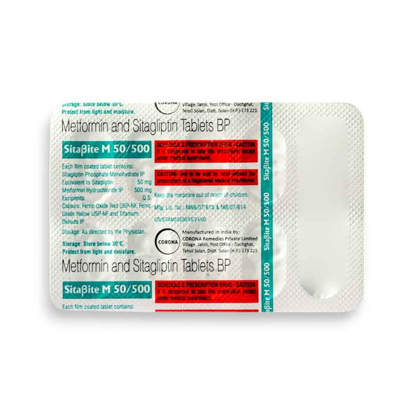 Sitabite M 50/500 Tablet