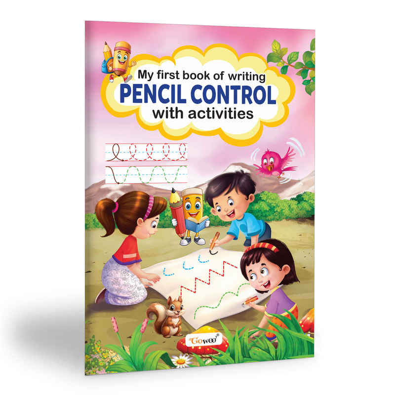 My First Book Of Writing Pencil Control with Activities | Kindergarten Writing And Activity Book