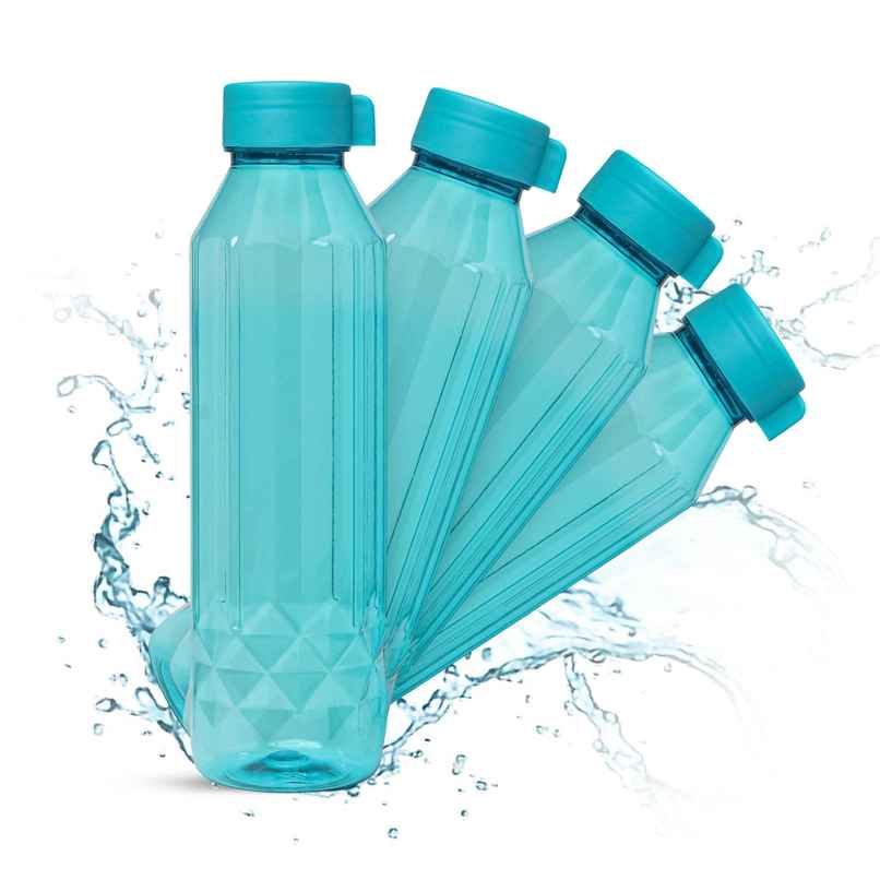 Steelo Plastic Apsara Bottles | Assorted | Blue | 900 ml