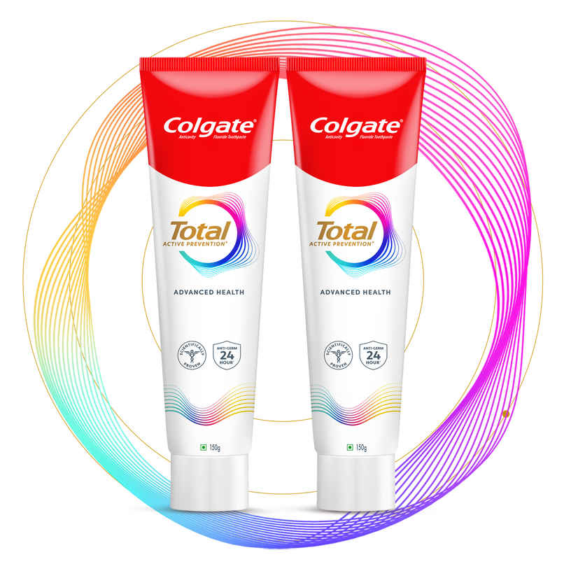 Colgate Total Advanced Health Antibacterial Toothpaste, Whole Mouth Health, Enamel Protection, Combo