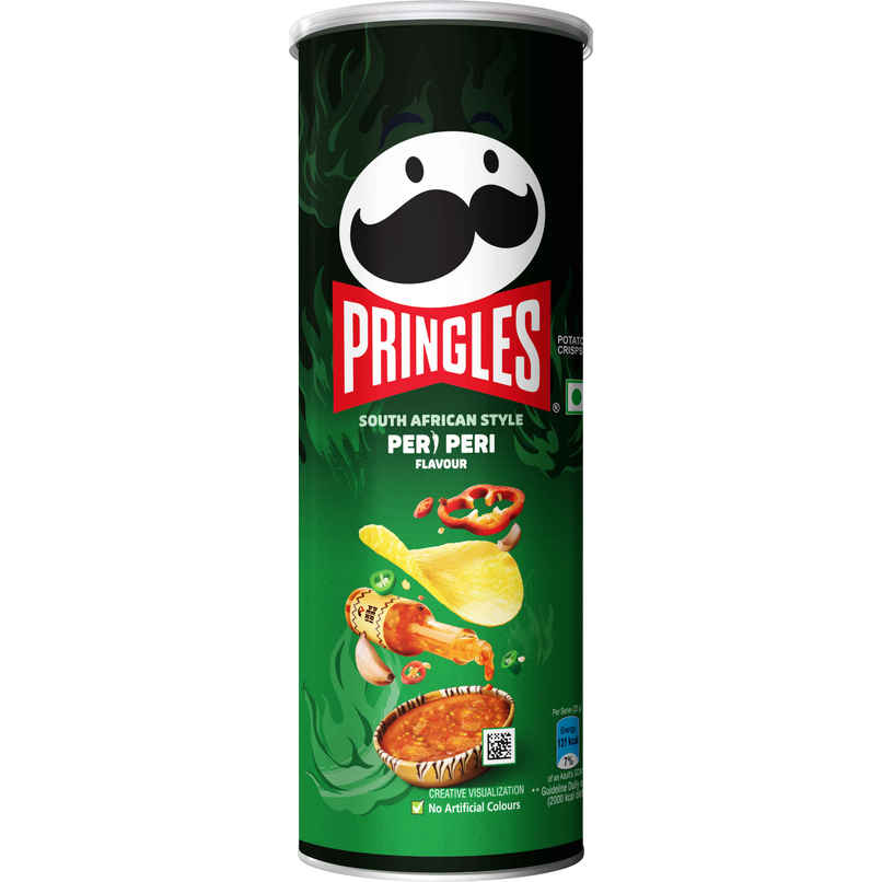Pringles Potato Chips Peri Peri Flavour |Crispy Snack Combo  