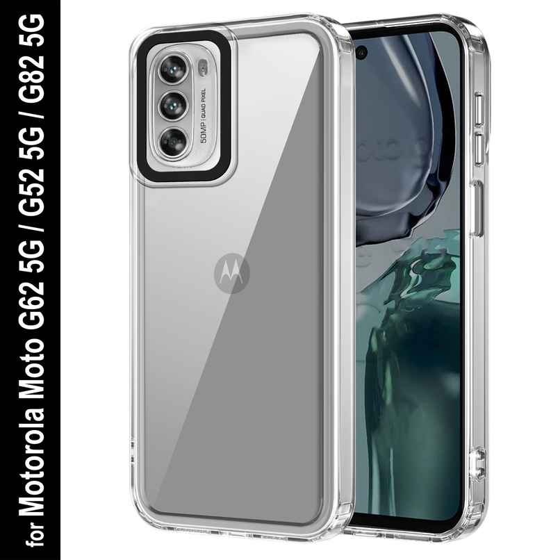 Zapcase Back Cover for Motorola Moto G62 5G | Space-Clear