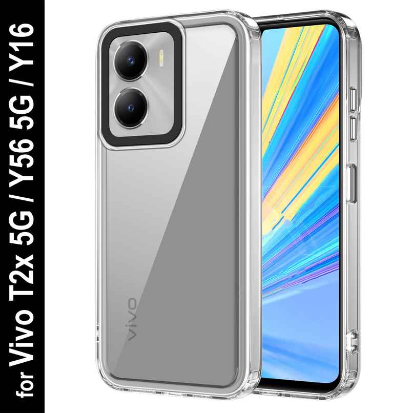 Zapcase Back Cover for Vivo T2x 5G | Space-Clear Zapcase Back Cover for Vivo T2x 5G | Space-Clear