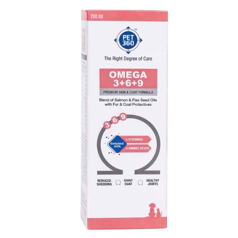 PET360 Omega 3+6+9 Pet's Skin & Coat Formula(Bottle) PET360 Omega 3+6+9 Pet's Skin & Coat Formula(Bottle)