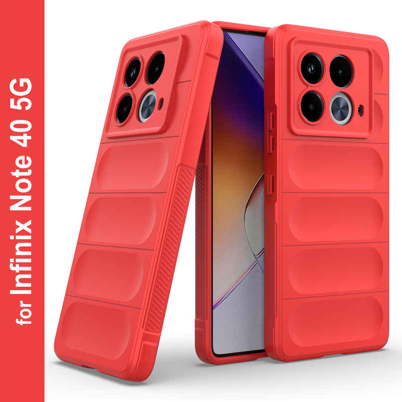 Zapcase Back Cover for Infinix Note 40 5G | Magic-Red