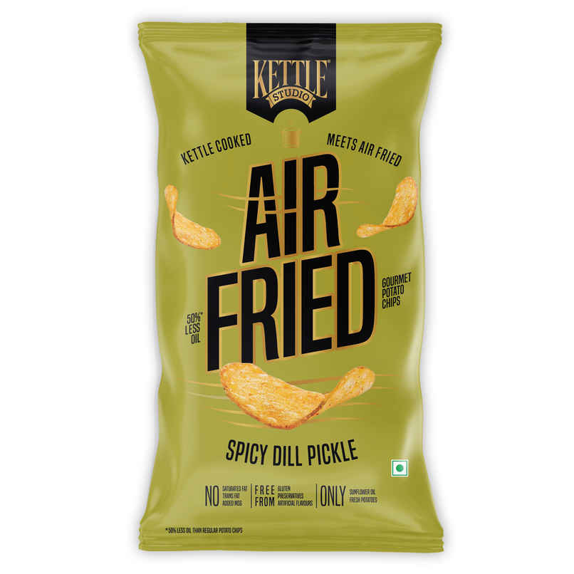 Kettle Studio Spicy Dill Pickle Air Fried Potato Chips