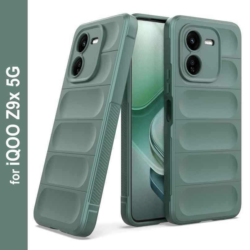 Zapcase Back Cover for iQOO Z9x 5G | Magic-DarkGreen Zapcase Back Cover for iQOO Z9x 5G | Magic-DarkGreen