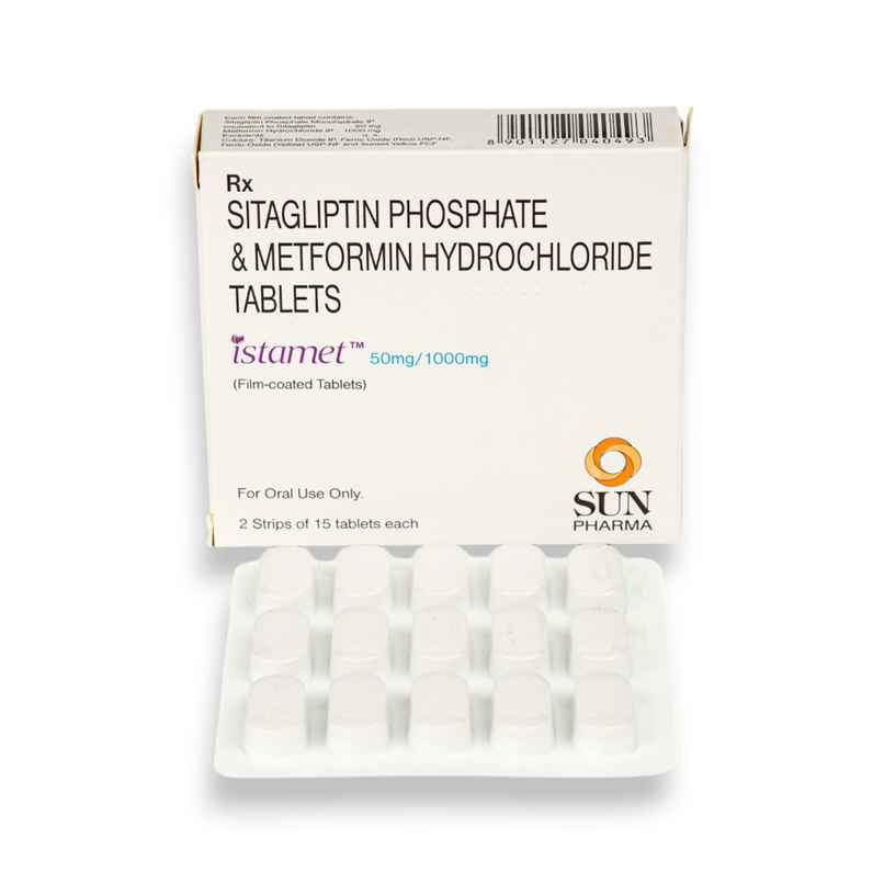 Istamet 50mg/1000mg Tablet Istamet 50mg/1000mg Tablet